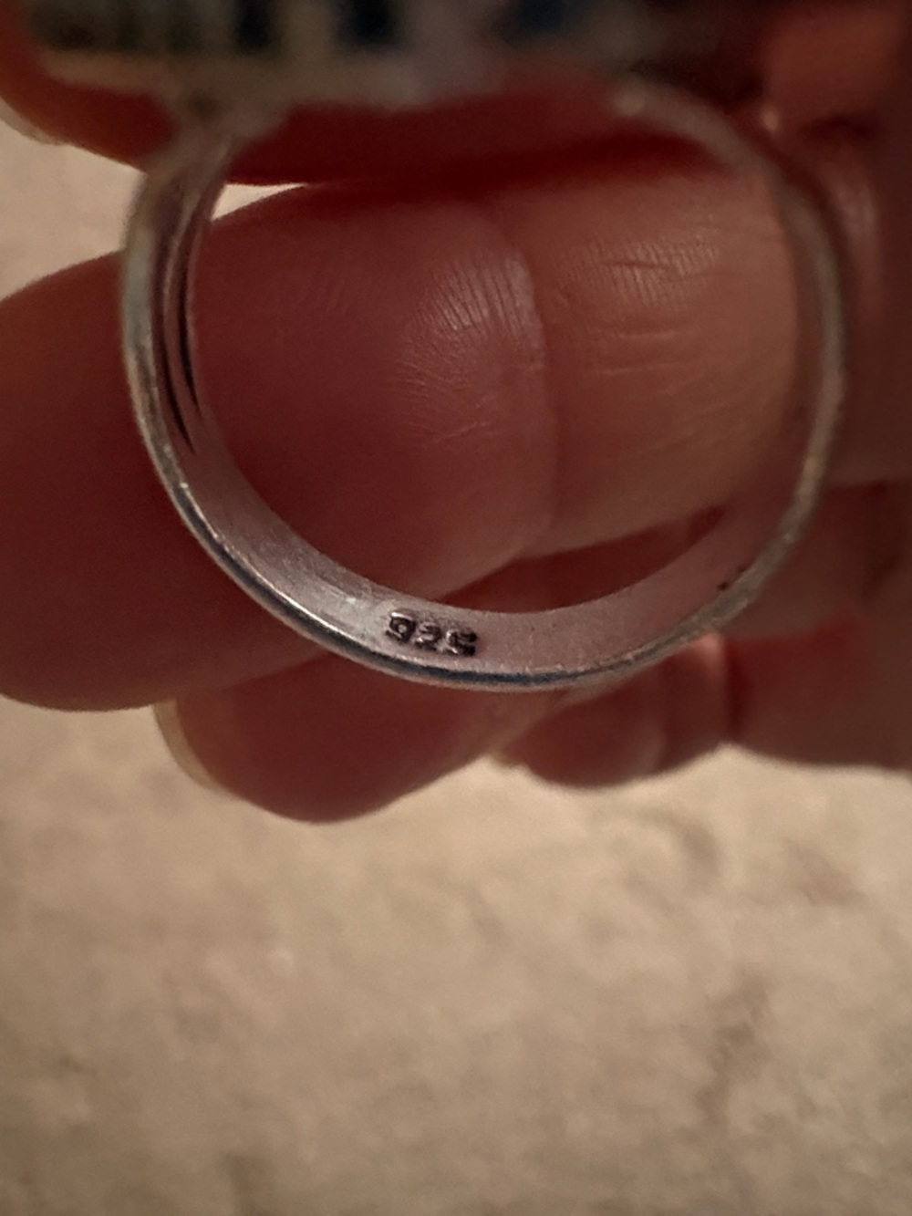 Moonstone silver ring - Picture 5 of 7
